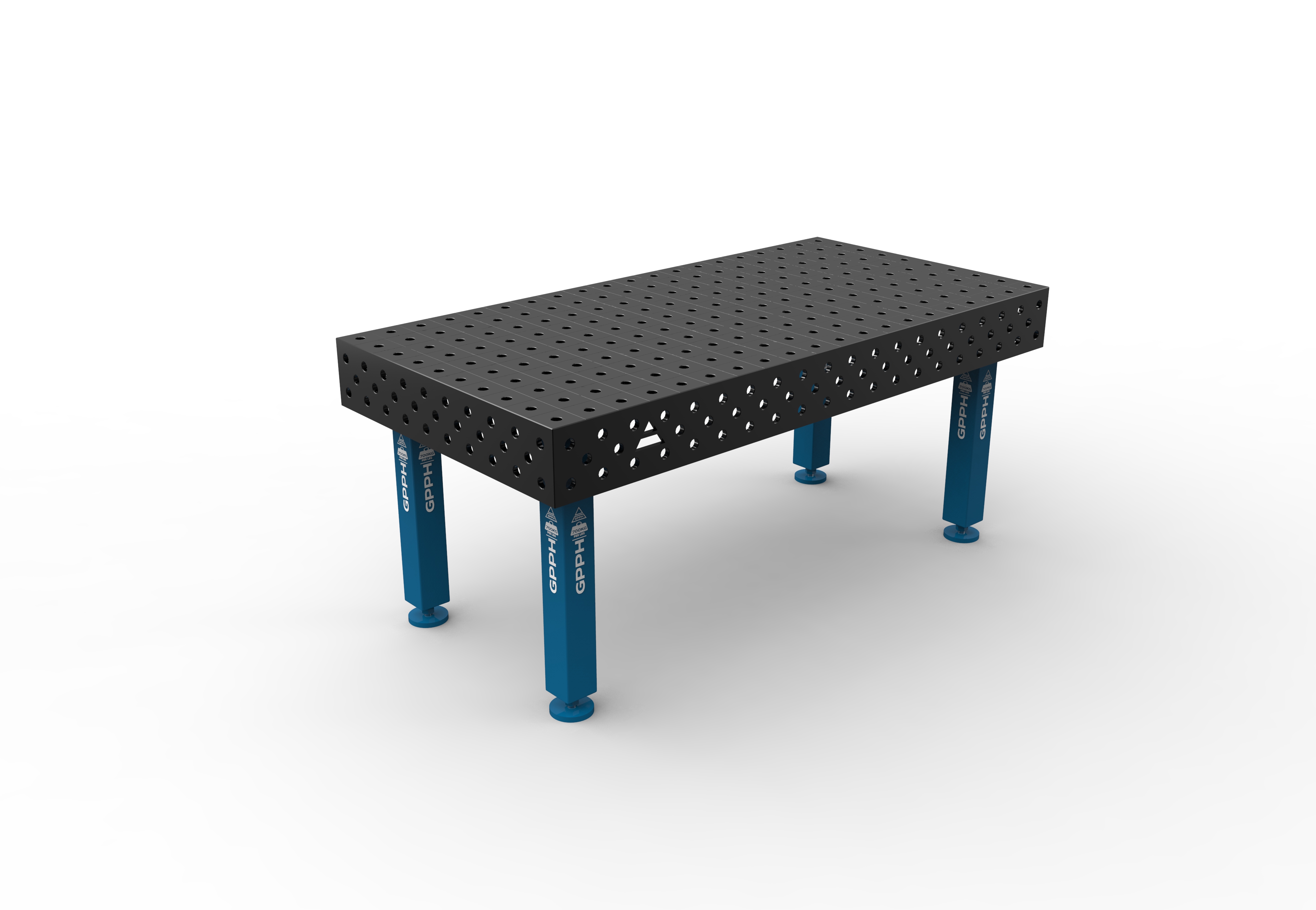 Svejsebord PRO 2000x1000 grid 100x100 Ø28 - System 28